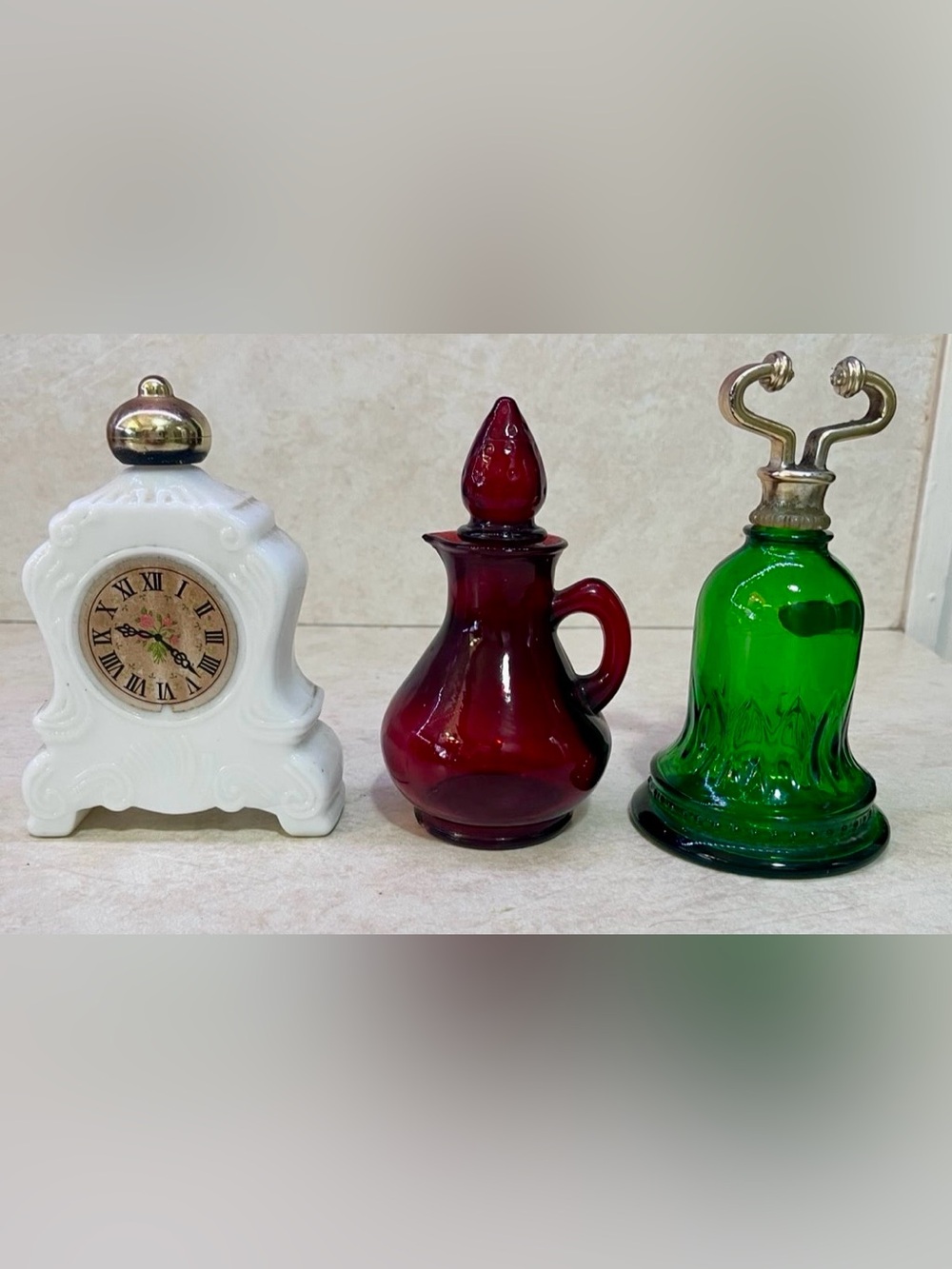 3 AVON VINTAGE COLLECTABLE BOTTLES